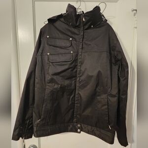 White Sierra Women's Black Snow/Ski Jacket - XL